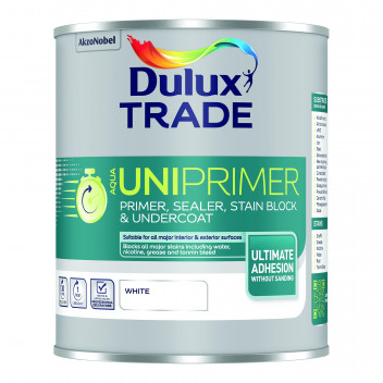 Dulux Trade Aqua Uniprimer - White 1L