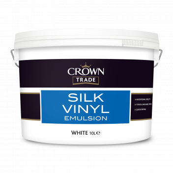 10L Crown Trade Vinyl Silk White