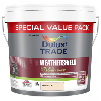 Dulux Trade Weathershield Smooth Masonry Magnolia 7.5L