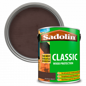 Sadolin Classic All Purpose Woodstain – Weatherproof Interior and Exterior Wood Stain - Jacobean Wal