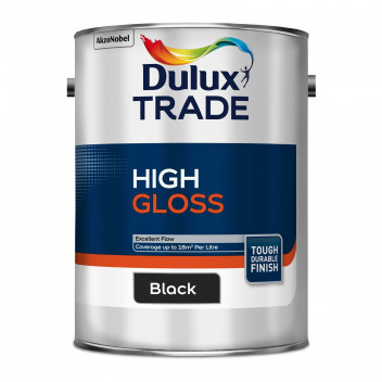 Dulux Trade High Gloss Black 5L