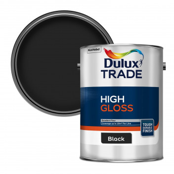 Dulux Trade High Gloss Black 5L
