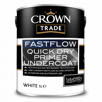 5L Crown Trade Fastflow Primer Undercoat White
