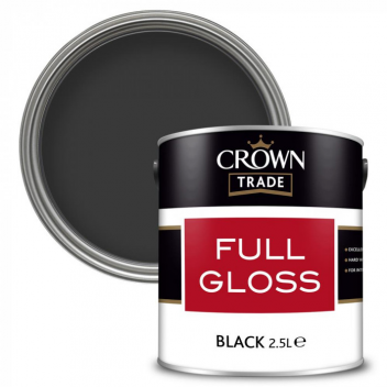 2.5L Crown Trade Full Gloss Black