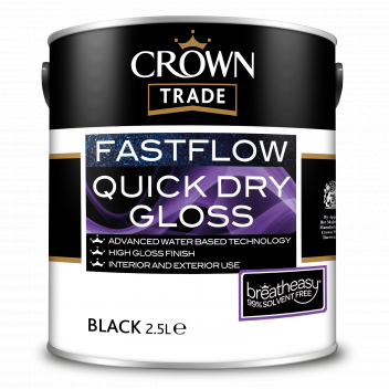 2.5L Crown Trade Fastflow Gloss Black