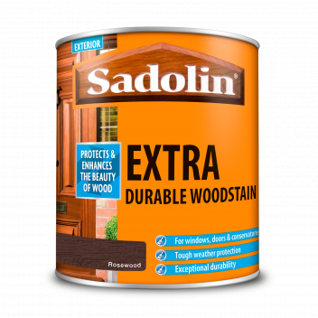 Sadolin Extra Durable Woodstain – Weatherproof Exterior Wood Stain for Ultimate Protection - Rosewoo