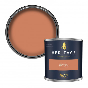 Dulux Trade Heritage Colour Tester Inca Orange 125ML