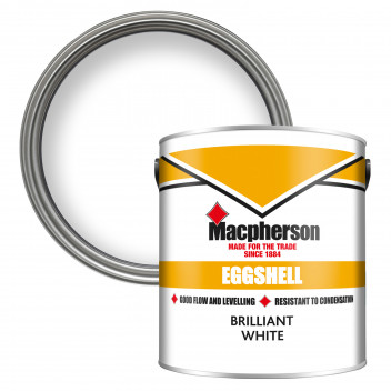 Macpherson Eggshell – Washable Eggshell Paint with Condensation Resistance for Interior Wood and Met