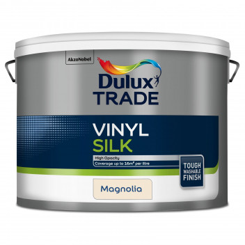 Dulux Trade Vinyl Silk Magnolia 10L
