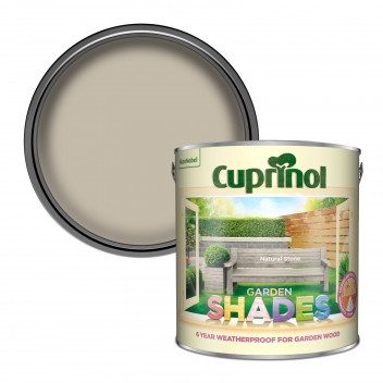 Cuprinol Garden Shades Wood Paint - Natural Stone - 2.5L