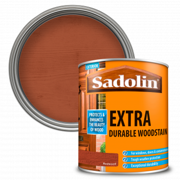 Sadolin Extra Durable Woodstain – Weatherproof Exterior Wood Stain for Ultimate Protection - Redwood