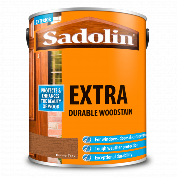 Sadolin Extra Durable Woodstain – Weatherproof Exterior Wood Stain for Ultimate Protection - Burma T