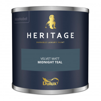 Dulux Trade Heritage Colour Tester Midnight Teal 125ML