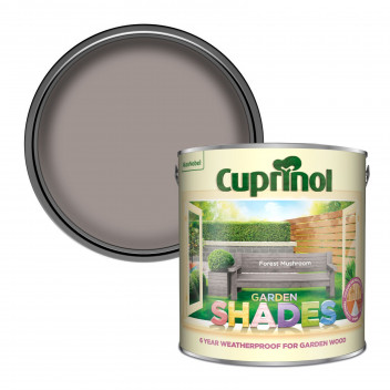 Cuprinol Garden Shades Wood Paint - Forest Mushroom - 2.5L