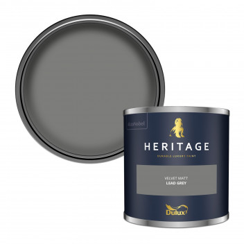 Dulux Trade Heritage Colour Tester Lead Grey 125ML