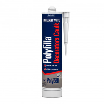 Polycell Decorators Caulk Filler - Brilliant White - 380ML