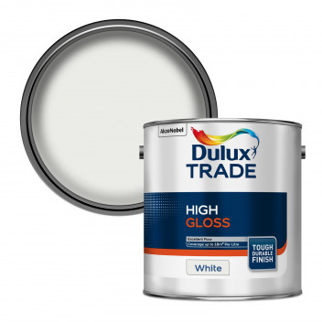 Dulux Trade High Gloss White 2.5L