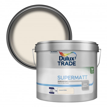 Dulux Trade Supermatt Almond White 10L