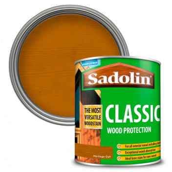 Sadolin Classic All Purpose Woodstain – Weatherproof Interior and Exterior Wood Stain - Heritage Oak