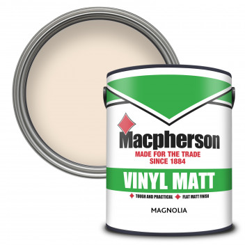 Macpherson Vinyl Matt – Tough and Durable Flat Matt Coverage for Interior Walls and Ceilings - Magno