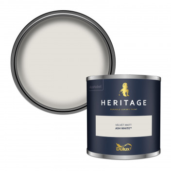 Dulux Trade Heritage Colour Tester Ash White 125ML