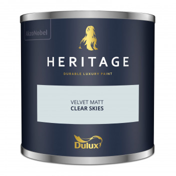 Dulux Trade Heritage Colour Tester Clear Skies 125ML