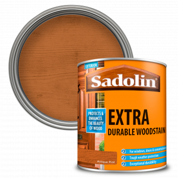 Sadolin Extra Durable Woodstain – Weatherproof Exterior Wood Stain for Ultimate Protection - Antique