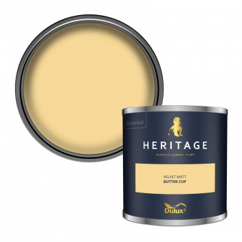 Dulux Trade Heritage Colour Tester Butter Cup 125ML