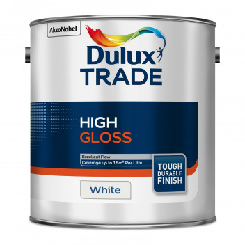 Dulux Trade High Gloss White 2.5L