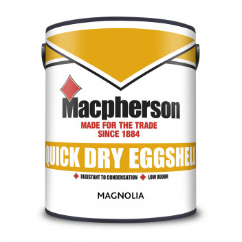 Macpherson Acrylic Eggshell – Water-Based Paint with a Tough, Washable Finish for Interior Walls and
