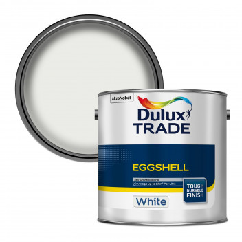 Dulux Trade Eggshell White 2.5L