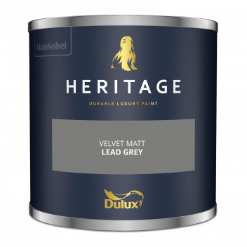 Dulux Trade Heritage Colour Tester Lead Grey 125ML