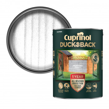 Cuprinol Ducksback Shed & Fence Paint - Herring Grey - 5L