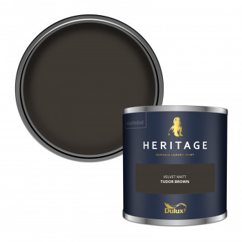 Dulux Trade Heritage Colour Tester Tudor Brown 125ML