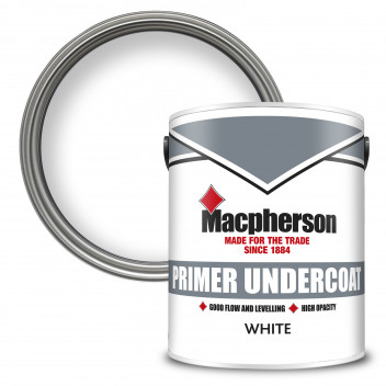 Macpherson Undercoat – Full-Coverage Undercoat for Interior Wood and Metal – White – 5L