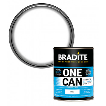 1L Bradite One Can Multi Surface - Eggshell OC64 - White