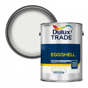 Dulux Trade Eggshell White 5L