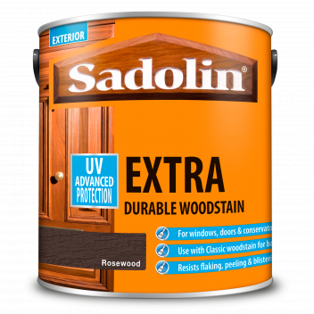 Sadolin Extra Durable Woodstain – Weatherproof Exterior Wood Stain for Ultimate Protection - Rosewoo