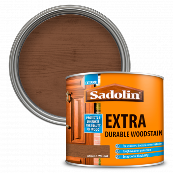 Sadolin Extra Durable Woodstain – Weatherproof Exterior Wood Stain for Ultimate Protection - African