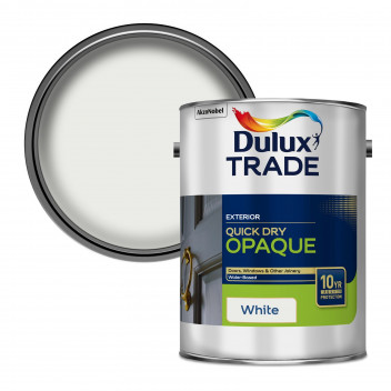 Dulux Trade Quick Dry Opaque White 5L