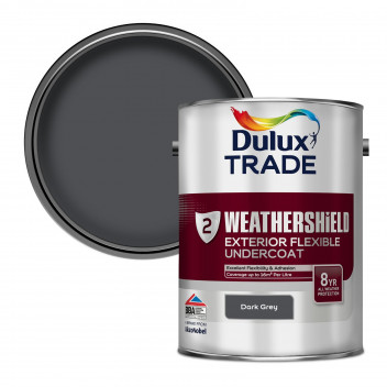 Dulux Trade Weathershield Exterior Undercoat Dark Grey 5L