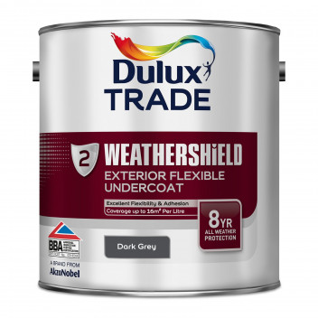 Dulux Trade Weathershield Exterior Undercoat Dark Grey 2.5L