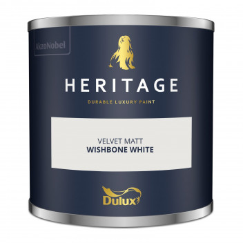 Dulux Trade Heritage Colour Tester Wishbone White 125ML