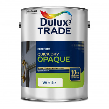 Dulux Trade Quick Dry Opaque White 5L