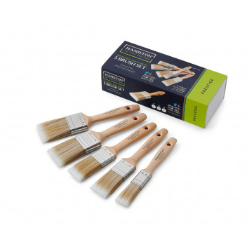 Hamilton Prestige Flat Brush Box Set 5 Piece Set