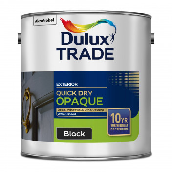 Dulux Trade Quick Dry Opaque Black 2.5L