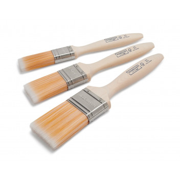 Hamilton For The Trade Fine Tip Flat Brushes - 3 Pack
