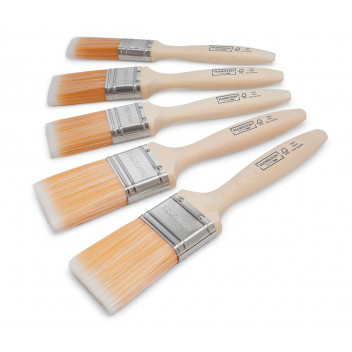 Hamilton For The Trade Fine Tip Flat Brushes - 5 Pack