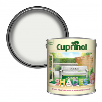 Cuprinol Garden Shades Wood Paint - White Daisy - 2.5L