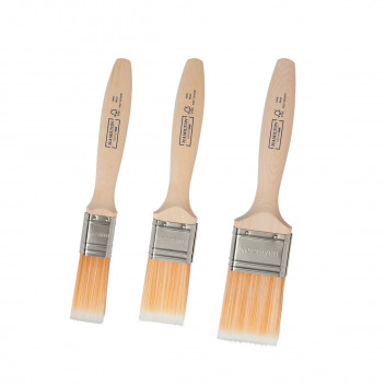 Hamilton For The Trade Fine Tip Flat Brushes - 3 Pack